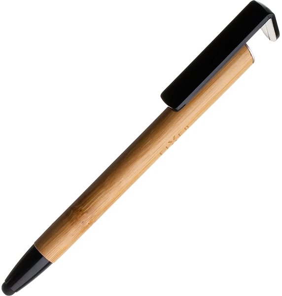 Érintőceruza FIXED Pen 3 az 1-ben állvány funkcióval, bambusz test Képernyő