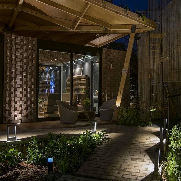 Garden Lighting FARO 75519 - LED OUTDOOR LAMP DAS LED/8W/230V IP54 Lifestyle