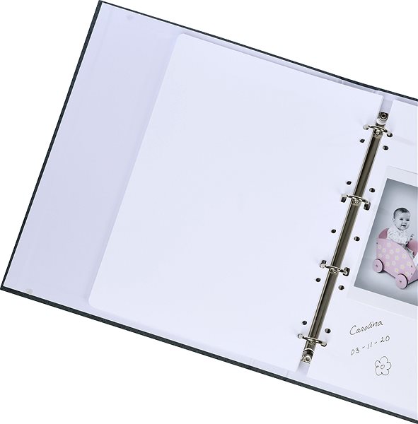 Photo Album Focus Base Line Canvas Ringbinder, Beige ...