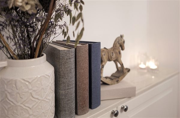 Photo Album Focus Base Line Canvas Super 200 10 × 15, Blue ...