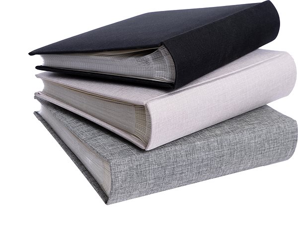 Photo Album Focus Base Line Canvas Super 200 10 × 15, Grey ...