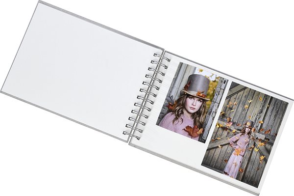 Photo Album Focus Base Line Canvas Wire-O 23 × 17, Blue w. white sheets ...