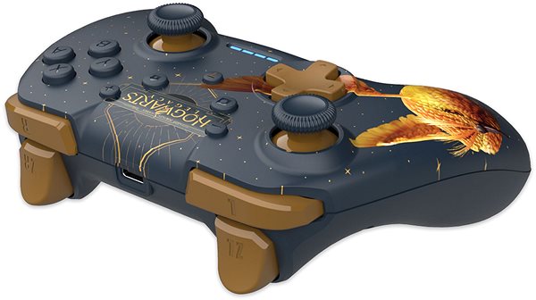 Gamepad Freaks and Geeks Wireless Controller – Hogwarts Legacy Golden Snidget – Nintendo Switch ...