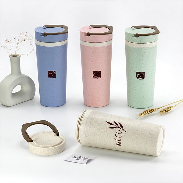 Thermal Mug G21 beECO Americano 450 ml, blue ...