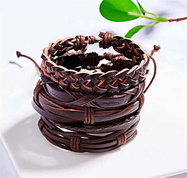 Gaira Leather Bracelet 35630 Brown.