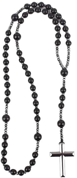 Gaira Rosary Haematite Necklace.