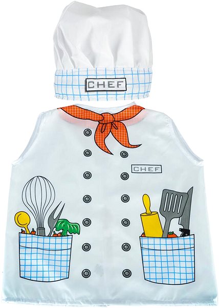 KIK KX4301 Carnival Chef/Baker Costume 3–8 years.