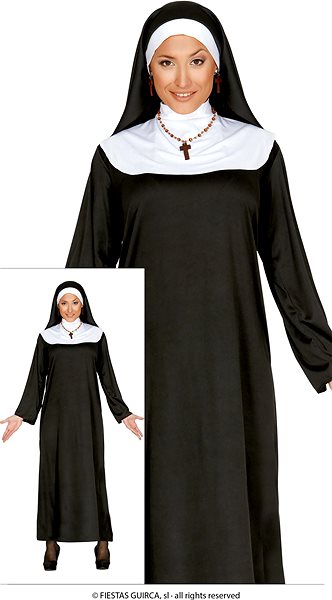 Costume GUIRCA Women's costume Nun size. M .