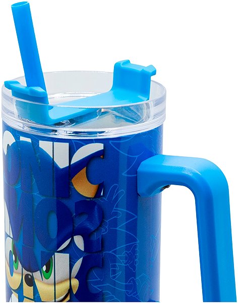 Thermal Mug Sonic – stainless steel thermal mug with a straw, 940 ml ...