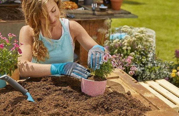 Pracovné rukavice GARDENA Rukavice na záhradné práce a starostlivosť o rastliny L ...