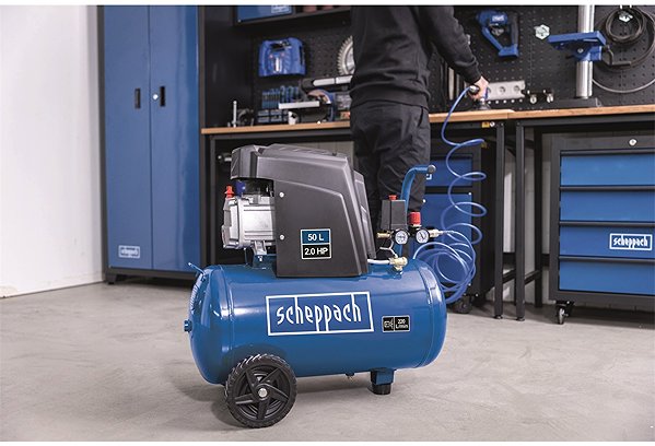 Compressor SCHEPPACH Compressor with air chamber 50l, oil HC 65 .