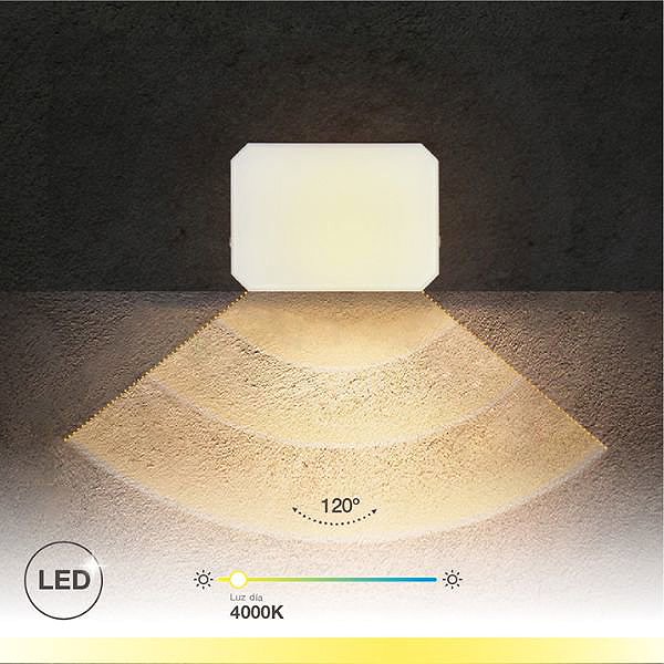 LED Reflector Garsaco Premium frameless LED spotlight black 30 W 3600 lm, daylight ...