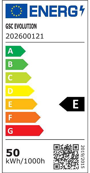 LED Reflector Garsaco Premium ultra-thin LED spotlight grey, 50 W 4800 lm, warm light colour Energy label