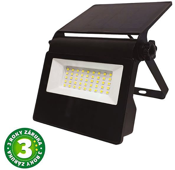 LED Reflector Garsaco Powerful solar LED spotlight with motion sensor 7 W, 750 lm, cold, replaceable battery ...