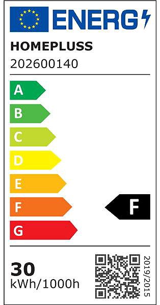 LED Reflector Garsaco Ultrathin LED spotlight grey, 30 W 2500 lm, cold light colour Energy label