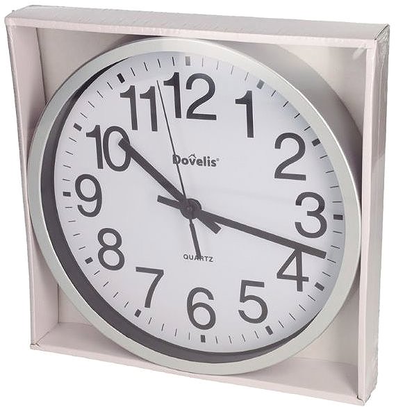 Wall Clock Garsaco Classic Wall Clock with large numerals 25 cm, white ...