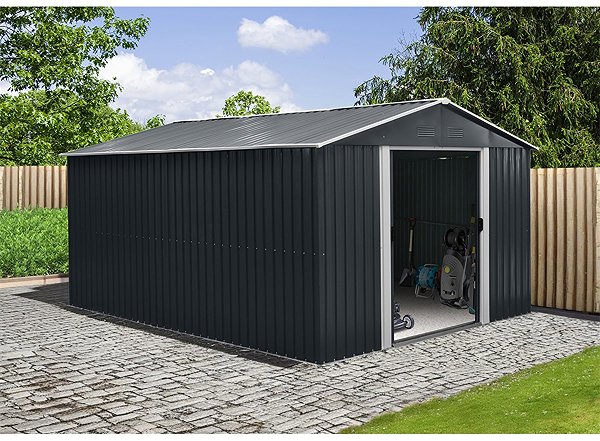 Záhradný domček RIWALL PRO RMSA 12 × 10 Anthracite ...