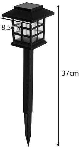 Garden lighting Gardlov Garden solar lamps 37 cm, IP44, 6 pcs .