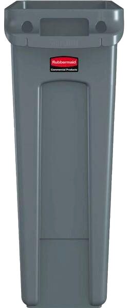 Rubbish Bin Gastro Waste bin Slim Jim 87 l, grey ...