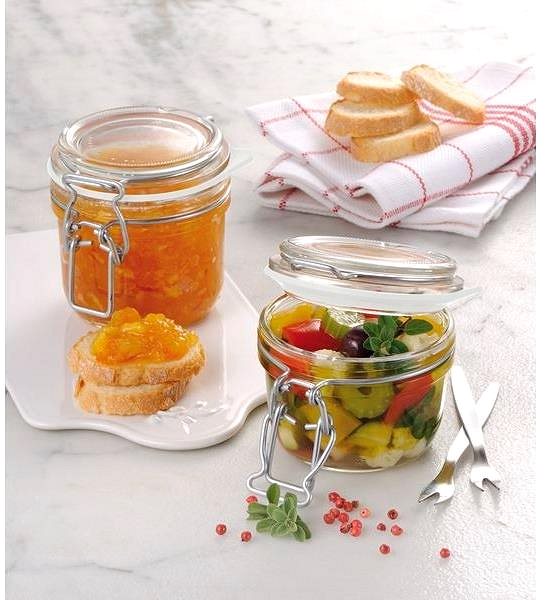 Cooking jars Bormioli Rocco Cooking jars Fido 1 l straight, 6 pcs .