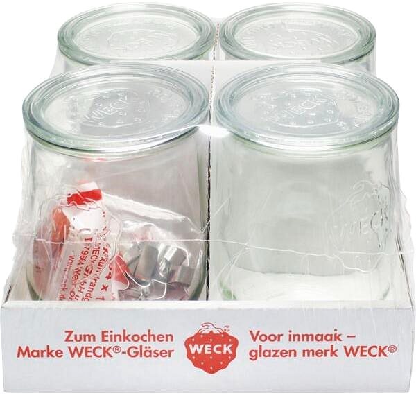 Cooking jars Weck Cooking jars 1 l, tulip shape, 4 pcs.