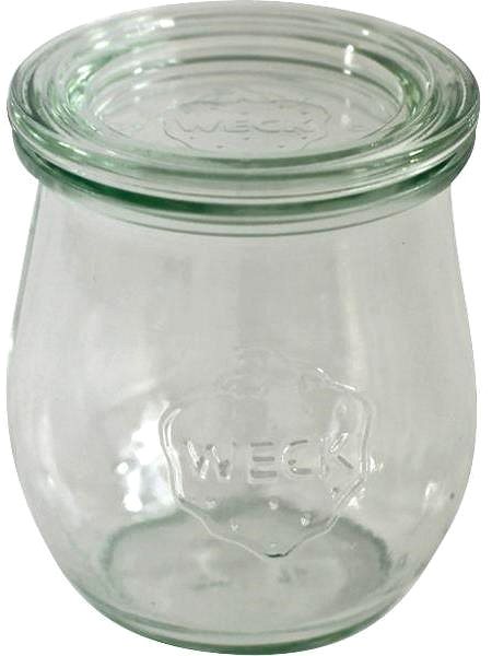 Cooking glasses Weck Cooking glasses set 6 pcs, 220 ml, lid, tulip shape .