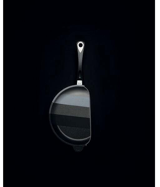 Wok Pan AMT Gastroguss Cast iron wok 36 cm, suitable for induction ...