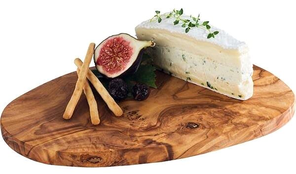 Serving board Serving board 25,5 × 16,5 cm APS Olive, olive wood .