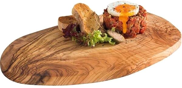 Serving board Serving board 35 × 20,5 cm APS Olive, olive wood .
