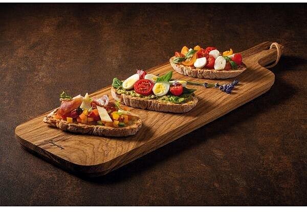 Serving board Costa Nova serving board with handle 30 × 18 cm oak .