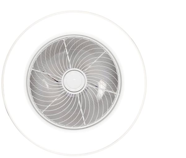 Fan Noaton 11060W Nebula, white, ceiling fan with light Screen