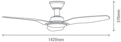 Fan Sulion 072217 SONET, ceiling fan with light Technical draft