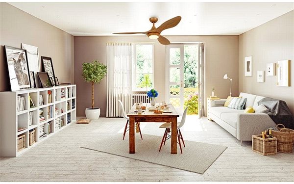 Fan Sulion 075085 LOWA, ceiling fan with light Lifestyle