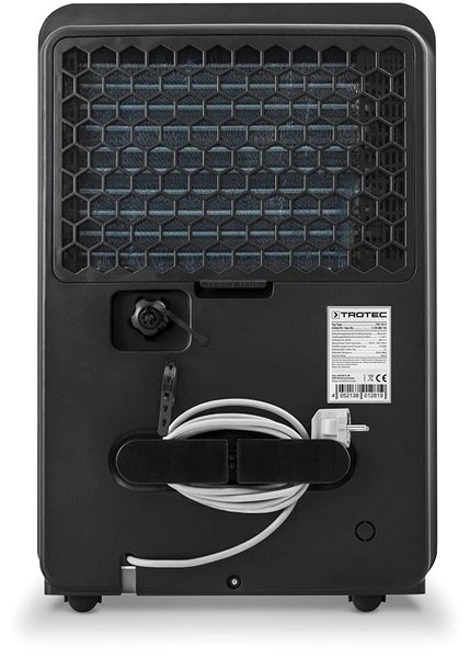 Air Dehumidifier Trotec TTK 127 E, Dehumidifier Back page