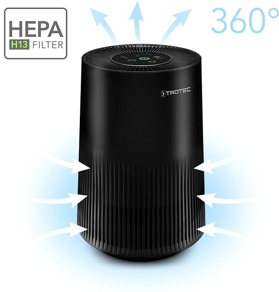 Air Purifier Trotec AirgoClean 11 E, Air Purifier with HEPA Filter Features/technology