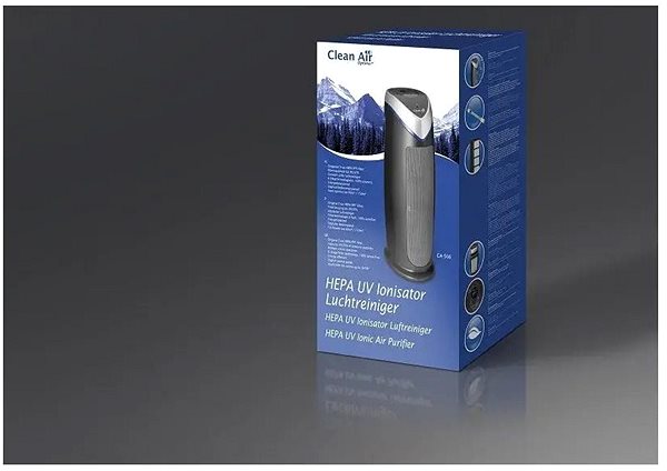 Air Purifier Clean Air Optima CA-506, Air Purifier + 2x Spare Set of Filters Packaging/box