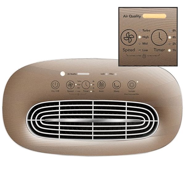 Air Purifier Trotec AirgoClean 110 E, Air Purifier + 2x HEPA Filter with Activated Carbon Features/technology