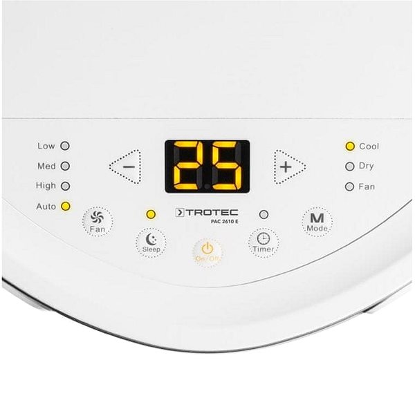 Portable Air Conditioner Trotec PAC 2610 E + Noaton AL 4010, Mobile Air Conditioner + Window Seal (4m) Features/technology