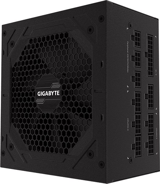 PC Power Supply GIGABYTE P750GM Lateral view