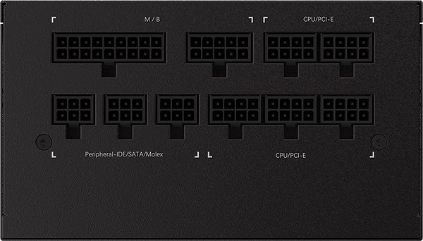 PC zdroj GIGABYTE P1000GM Možnosti pripojenia (porty)