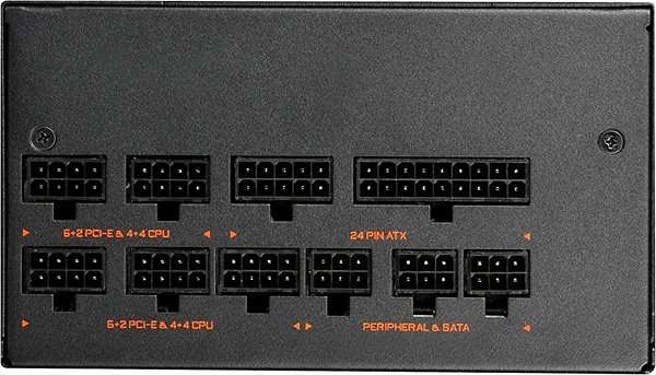 Počítačový zdroj GIGABYTE AORUS P750W 80+ GOLD Modular Možnosti připojení (porty)