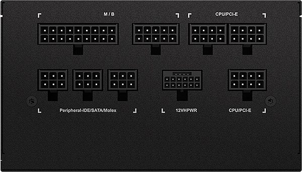 Počítačový zdroj GIGABYTE UD1000GM PG5 Možnosti připojení (porty)