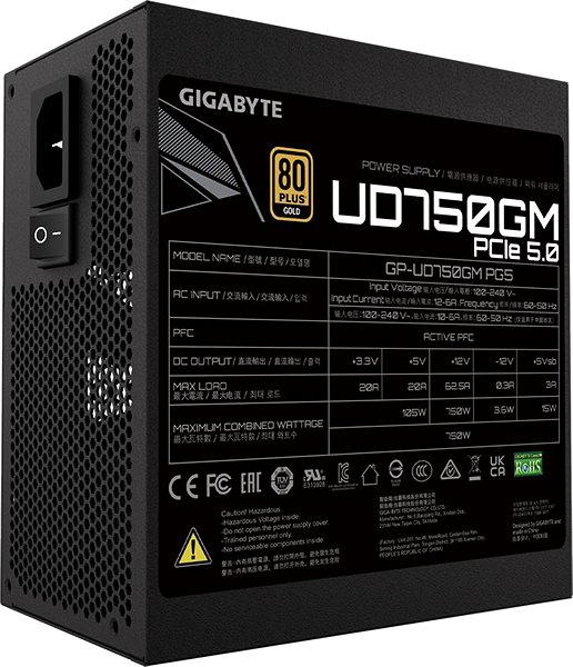 PC zdroj GIGABYTE UD750GM PG5 ...