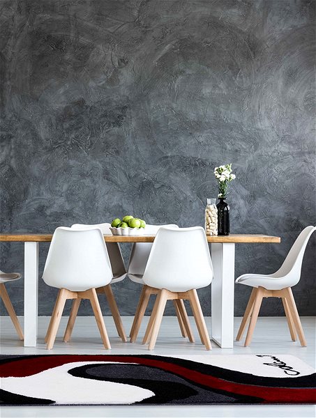 Kúpeľňová predložka GRUND Colani 7B Kúpeľňová predložka 60 × 100 cm, sivo-biela ...