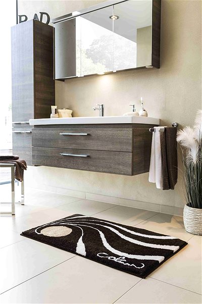 Kúpeľňová predložka GRUND Colani 18 Kúpeľňová predložka 60 × 100 cm, hnedá ...