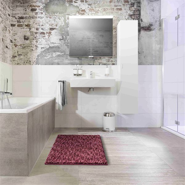 Kúpeľňová predložka GRUND MIRAGE Kúpeľňová predložka 60 × 100 cm, nafialovená ...