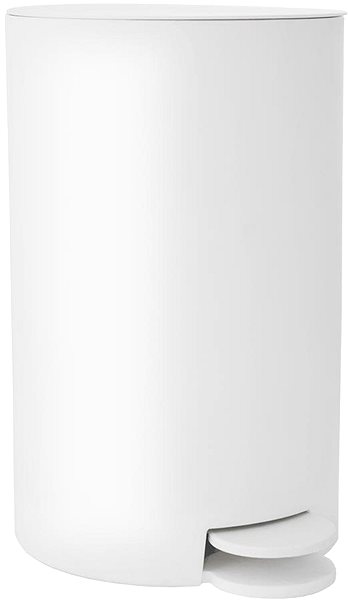 Rubbish Bin SEPIO Waste Bin with Pedal, White Screen