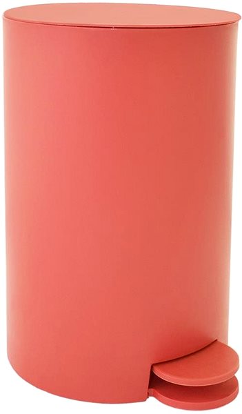 Rubbish Bin SEPIO Waste Bin with Pedal, Red Screen