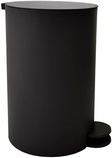 Rubbish Bin SEPIO Waste Bin with Pedal, Black Lateral view
