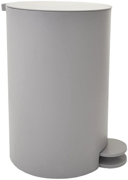Rubbish Bin SEPIO Waste Bin with Pedal, Grey Lateral view